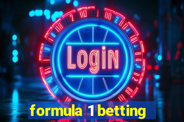 formula 1 betting