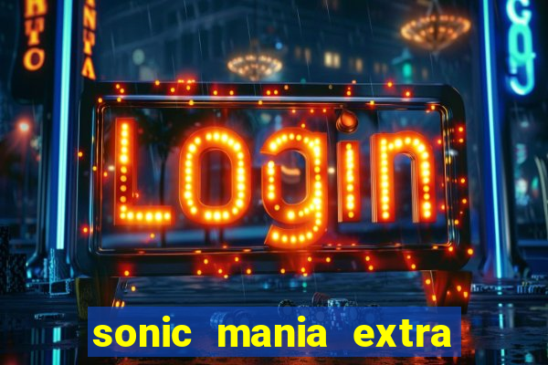 sonic mania extra slot amy