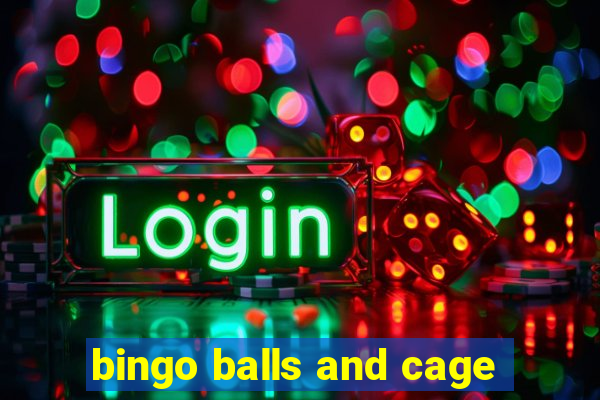 bingo balls and cage