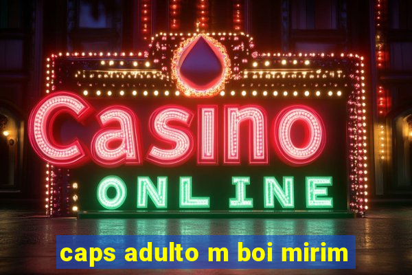 caps adulto m boi mirim