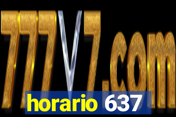 horario 637