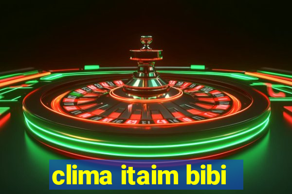 clima itaim bibi