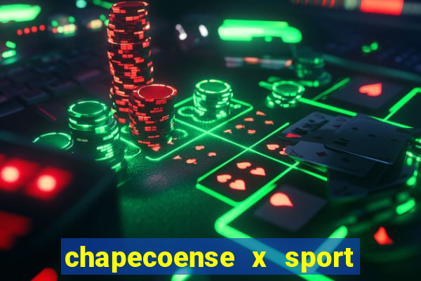 chapecoense x sport recife palpite