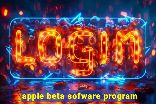 apple beta sofware program