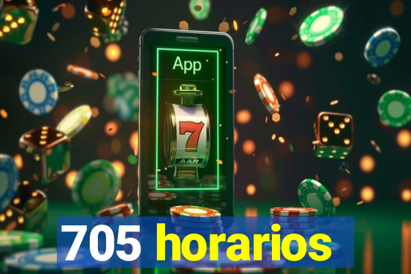 705 horarios