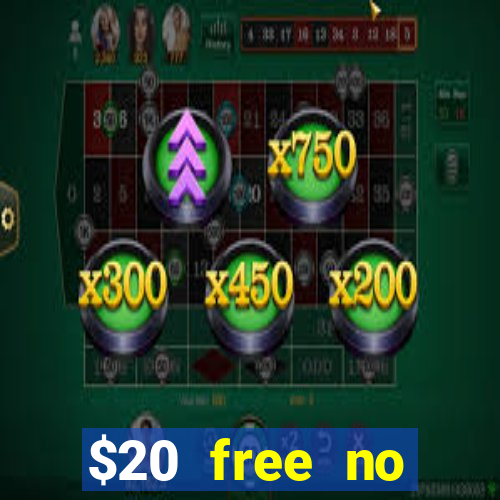 $20 free no deposit casino