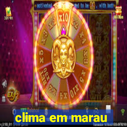 clima em marau