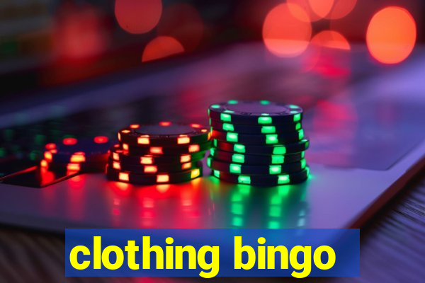 clothing bingo