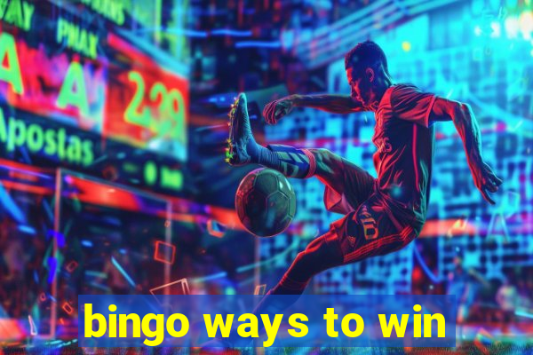 bingo ways to win