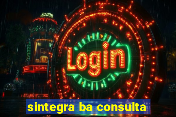 sintegra ba consulta