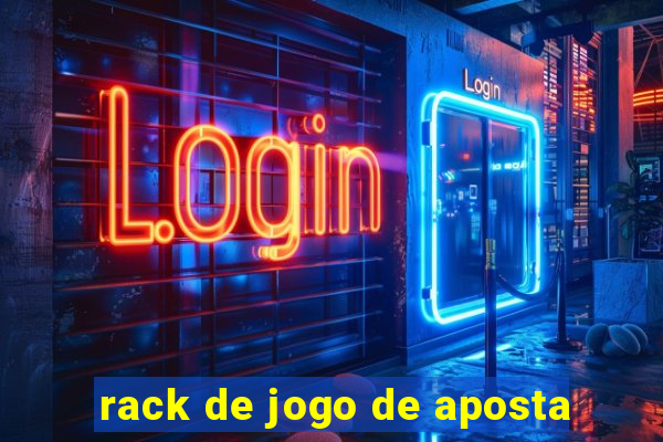 rack de jogo de aposta