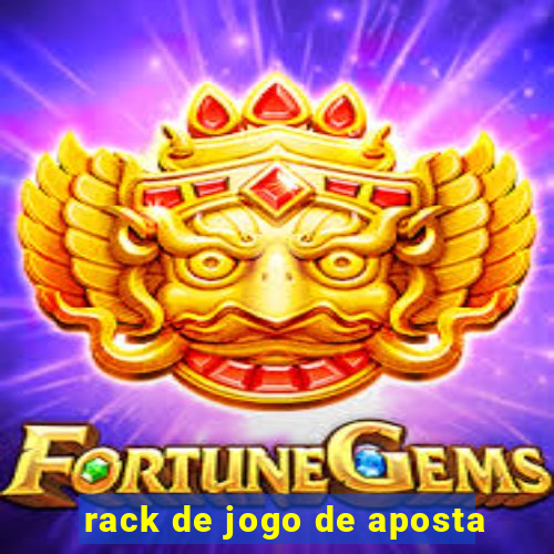 rack de jogo de aposta