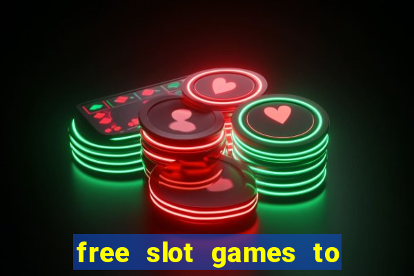 free slot games to play offline