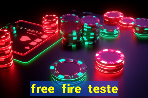 free fire teste grátis jogar agora