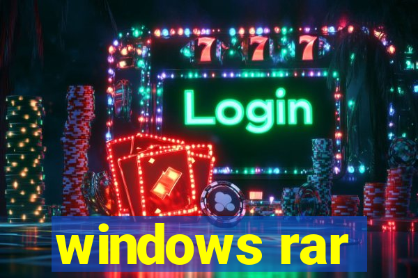 windows rar