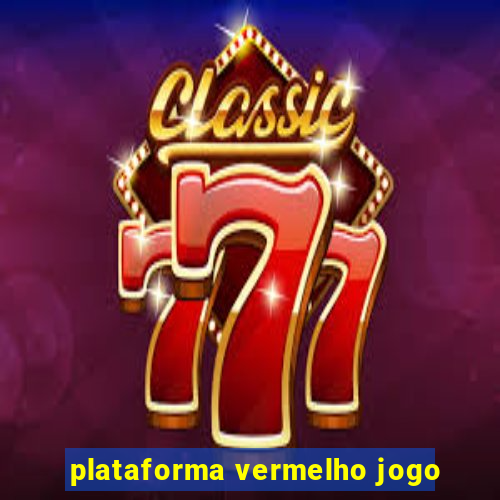 plataforma vermelho jogo