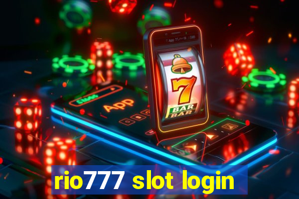 rio777 slot login