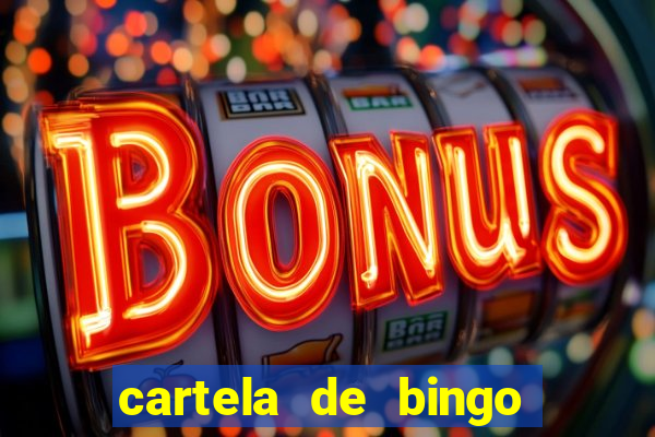 cartela de bingo vazia para imprimir