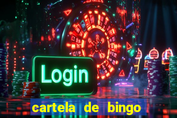 cartela de bingo vazia para imprimir