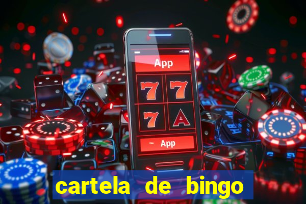 cartela de bingo vazia para imprimir