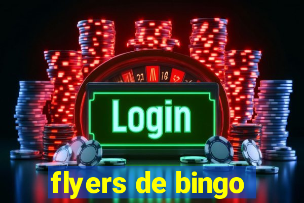 flyers de bingo