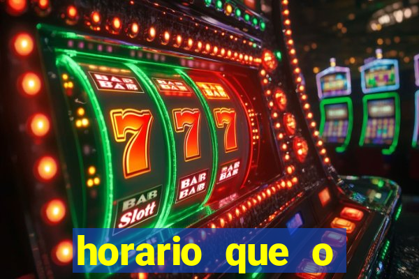 horario que o dragon fortune paga