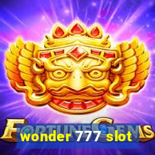 wonder 777 slot