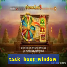 task host window que es