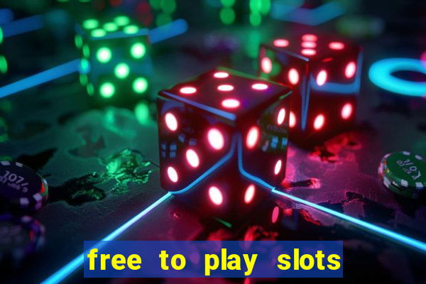 free to play slots online no download