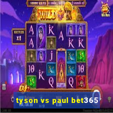 tyson vs paul bet365