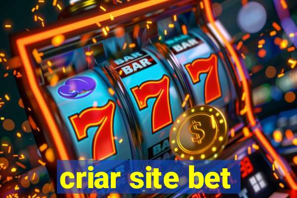 criar site bet