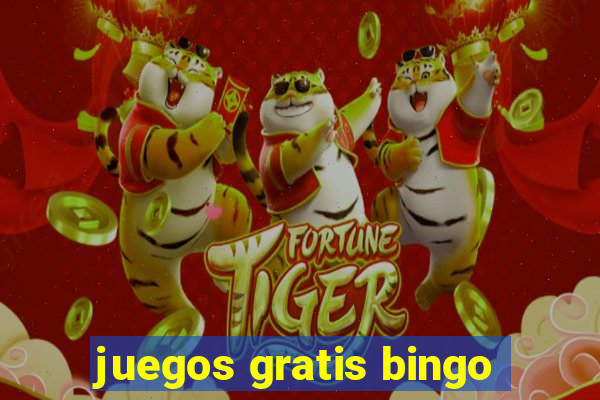 juegos gratis bingo