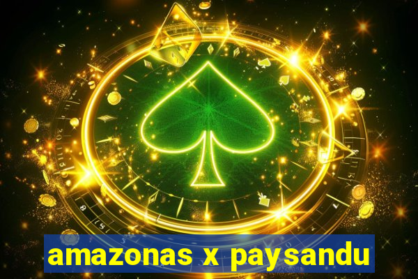 amazonas x paysandu