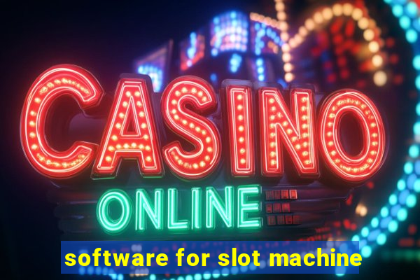 software for slot machine