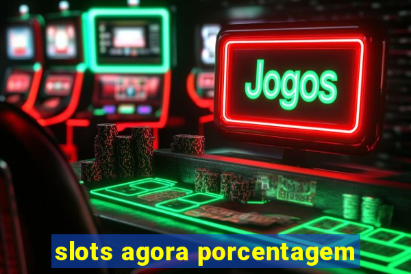 slots agora porcentagem