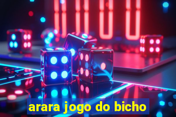 arara jogo do bicho