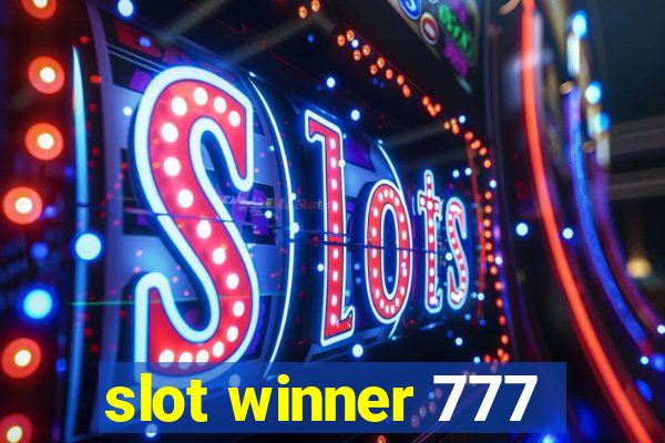 slot winner 777