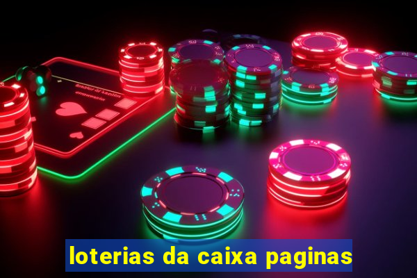 loterias da caixa paginas